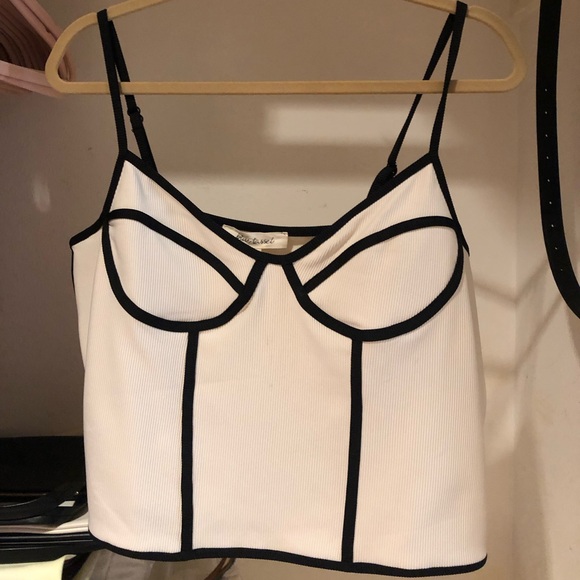 Blue Tassel Corset Cami - Picture 2 of 6